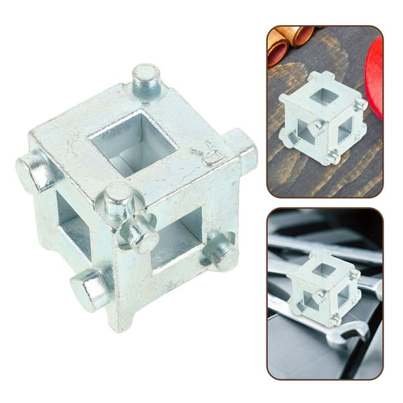 Niceauty Silver Caliper Spreader Tool for Rear Disc Brake Pad Installation and Repair