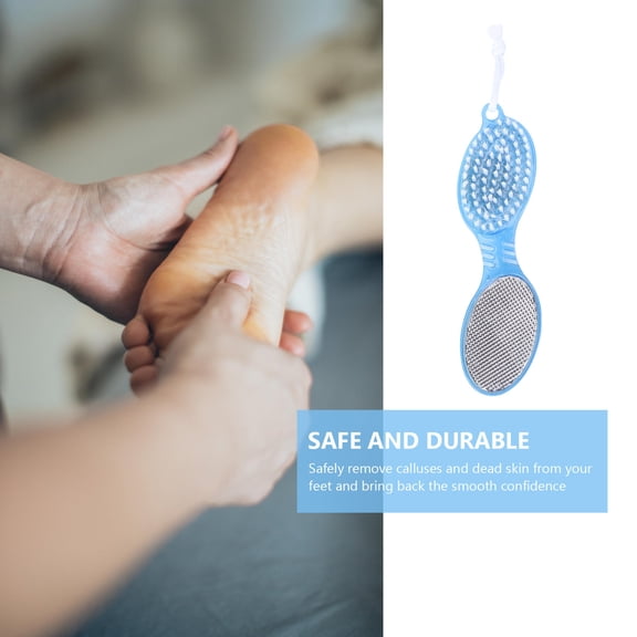 Niceauty Calloused Feet Remover Tool with Feet Brush for Shower Time Adults 1Set