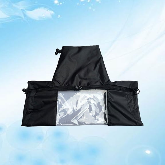 Niceauty Fashion Camera Rain Cover Black Waterproof Shield with Two Hand Sleeves for Easy Operation