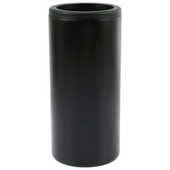 Niceauty Can Cup Sleeve Black Stainless Steel 1Pack For Cold Preservation