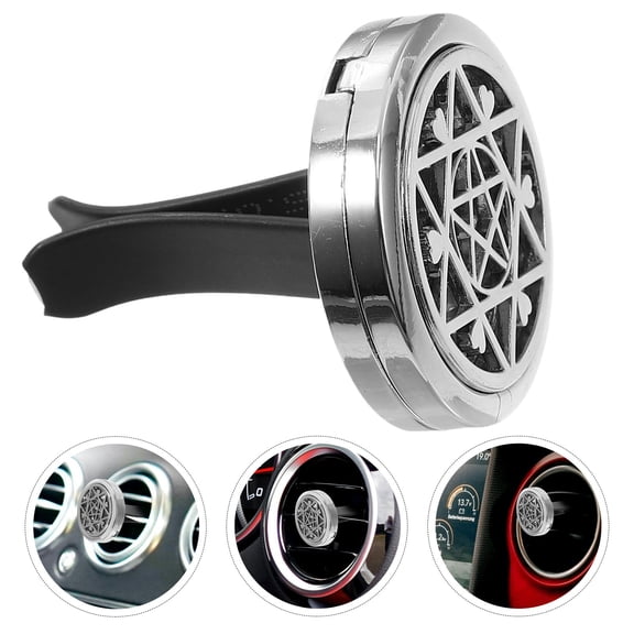 Niceauty Essential Oil Car Diffuser Stainless Steel Vent Clip for Fresh and Stylish Air