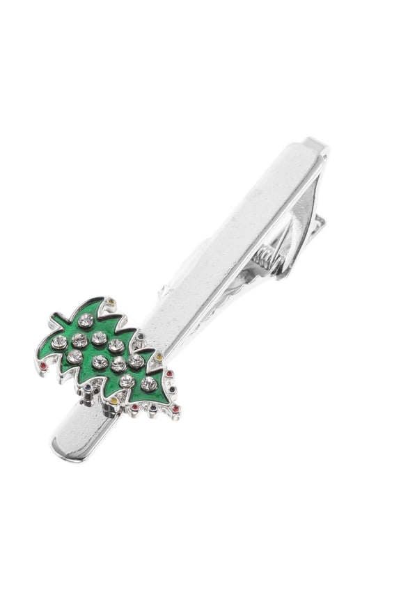 Wedding Tie Clips Alloy Green 1Pack Holds Tie in Place Holiday Parties