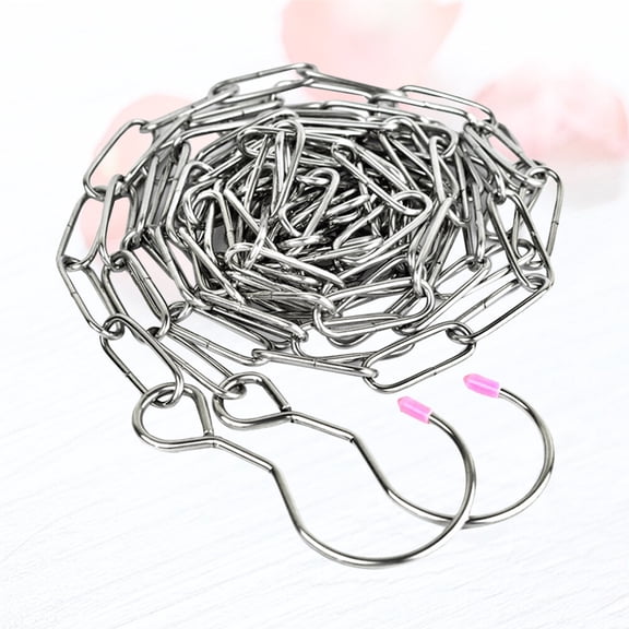 Niceauty Clothes Drying Hook Clothes Drying Chain Stainless Steel Anti-slip Travel 1Pcs