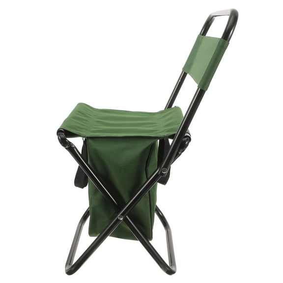Niceauty Collapsible Camp Chair Featuring Comfortable Green Fabric 1Set