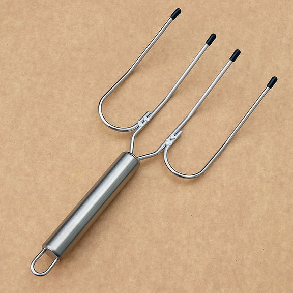 Niceauty Cooking Fork Stainless Steel Barbecue Fork for Adults 1Pcs