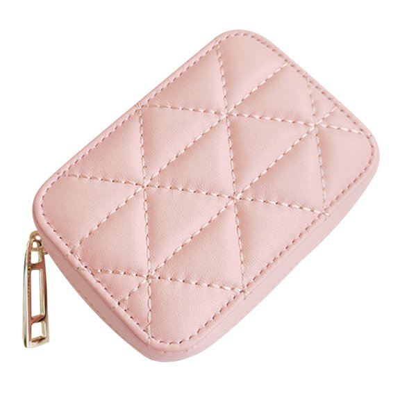 Niceauty Pink Lipstick Storage Pouch with Smooth Zipper Portable Cosmetic Organizer