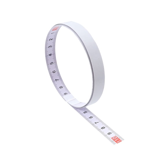 Niceauty Counters Miter Track Tape White Steel 1Pcs for Woodworking Accuracy