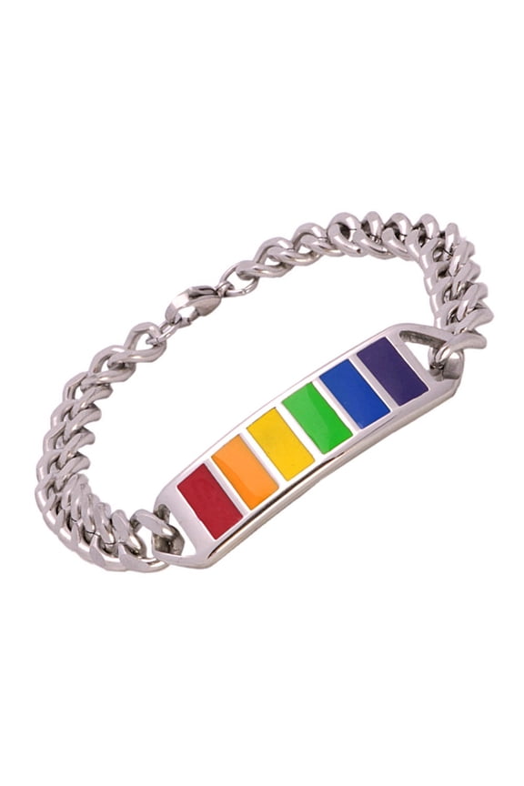 Couple Bracelet Titanium Steel Multi 1Pcs Simple Handwear