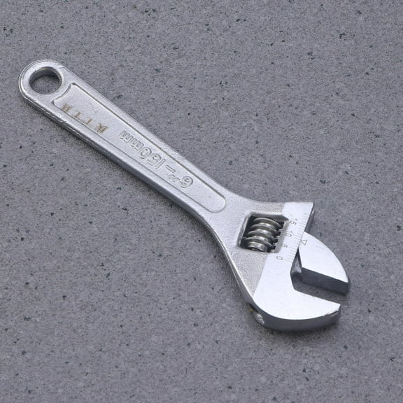 Niceauty Crescent Wrench Adjustable Steel Tool for Mechanics 1Pack