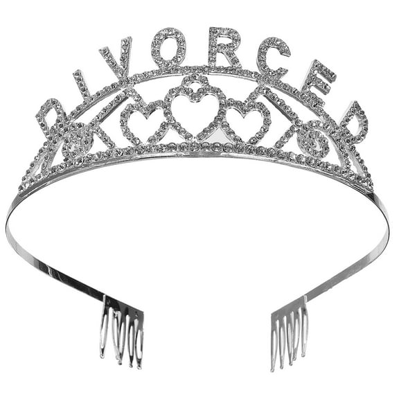 Niceauty Crown Headdress For Women Zinc Alloy Crown Shape 1Set