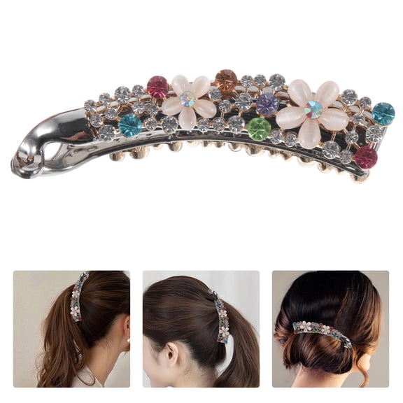 Niceauty Banana Clip for Curly Hair Elegant Design Hair Accessory 1Pack