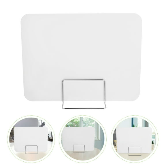 Niceauty White Plastic Desk Divider Privacy Panel for Classroom Testing and Office Use