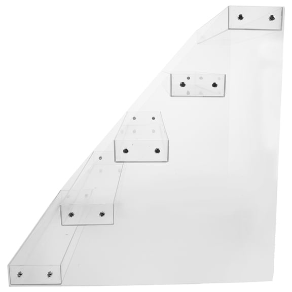 Niceauty Acrylic Display Riser Shelf for Transparent Beverage and Food Presentation in Stores