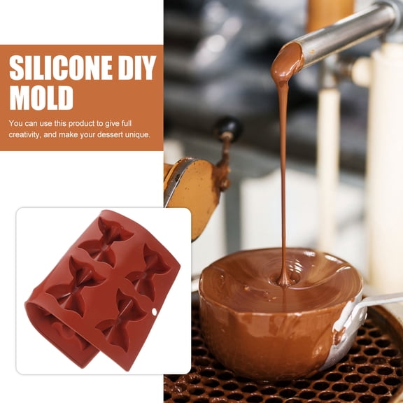 Niceauty Dessert Mousse Mold Crown Shape Baking Diy Enthusiasts Brown 1Pack