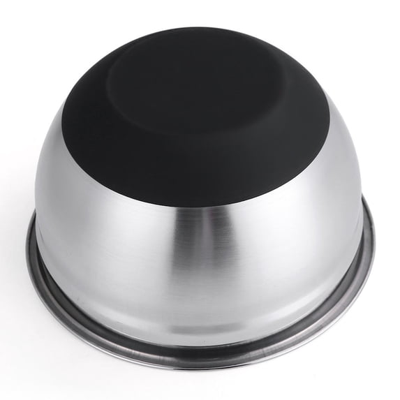 Niceauty Outdoor Water Bowl for Dogs Heat Resistance Silver Dog Bowl 1Set