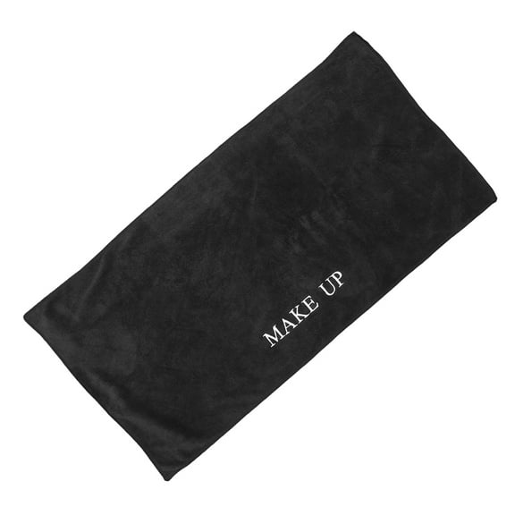 Niceauty Durable Black Vanity Desk Protector Mat with Soft Fabric and Stain Resistant Surface