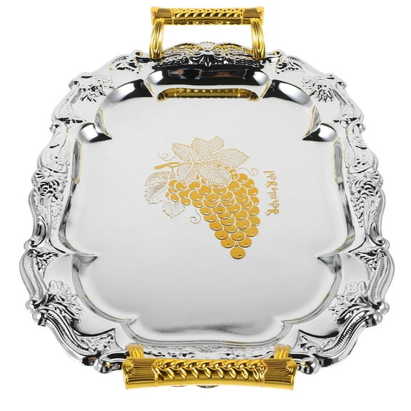 Niceauty Kitchen Tray Silver Stainless Steel 1Pack