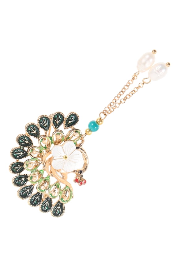 Metal Peacock Brooch Pin for Suits Hats and Scarves Decorative Accessory