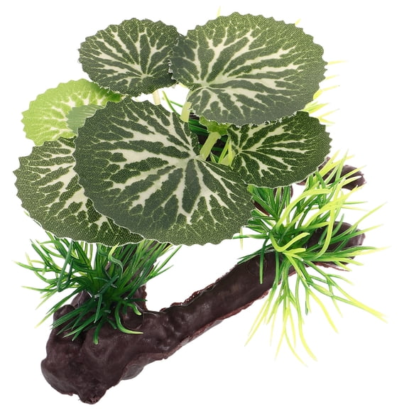 Niceauty Green Plastic Fish Tank Plants Aquarium Decor with Vivid Realistic Look for Fish Hiding