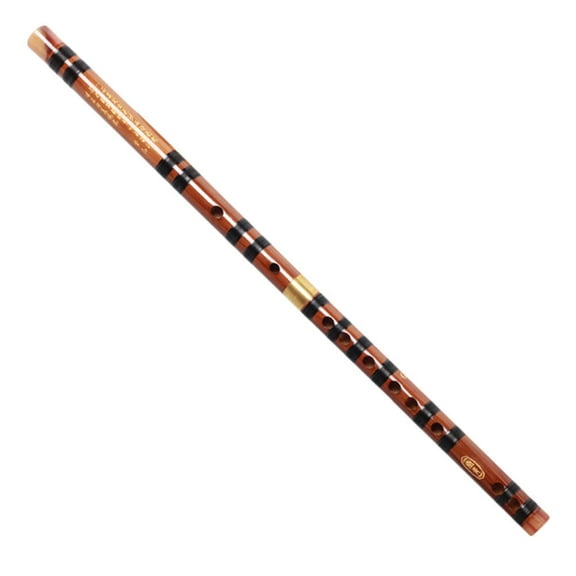 Niceauty Flute Open Hole Dark Brown Wooden for Beginner Friendly Performance 1 Pc