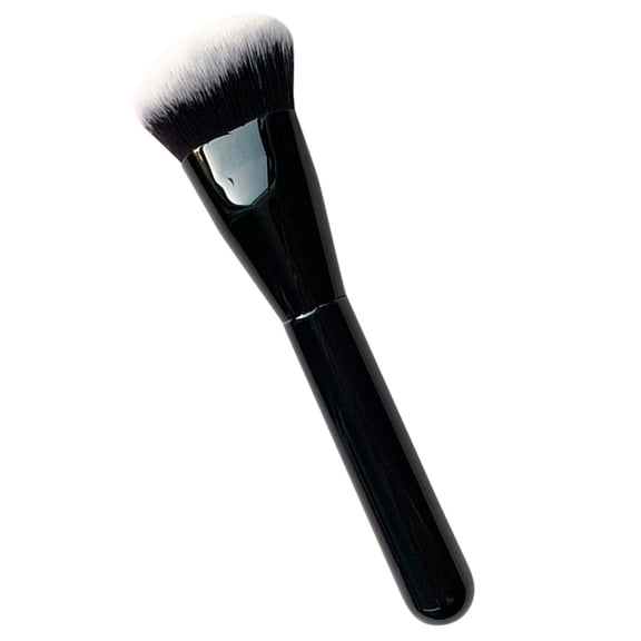 Niceauty Face Brush Black Foundation Applicator for Blending and Even Makeup Finish
