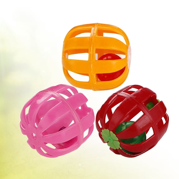 Niceauty Funny Cat Toys 15pcs Pumpkin Bell Balls Balls Colorful Cat Toy Mental Physical Activity Scratch Random Color