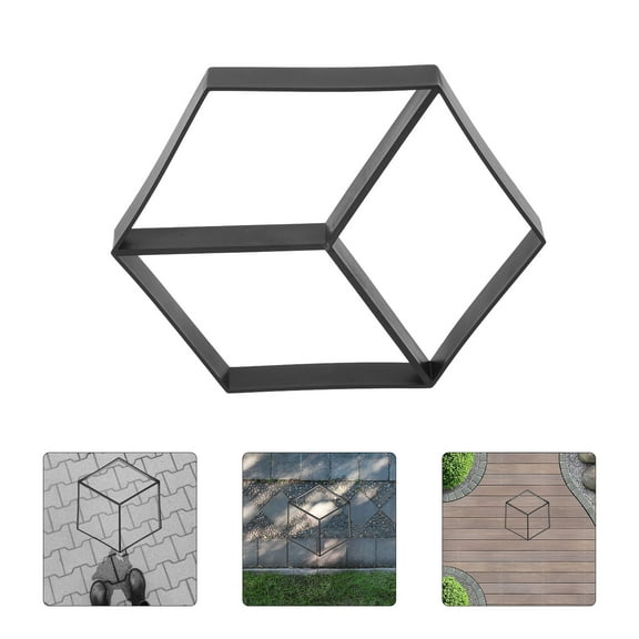 Niceauty Reusable Plastic Concrete Mold for Garden Pathway and Lawn Decoration