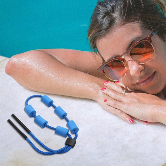 Niceauty Sports and Swimming Glasses Hanging Rope in Blue Floating Strap Accessory