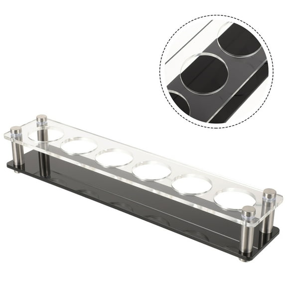 Niceauty Shot Glasses Tray Acrylic Easy to Clean Drink Lovers Home Gathering 1Set