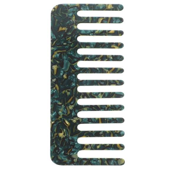 Niceauty Wide Tooth Comb for Wet Hair Hair Comb Detangling Dark Green 1Pcs