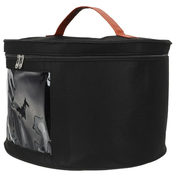 Niceauty Sturdy Black Hat Storage Case for Bedroom and Household Clothes Storage