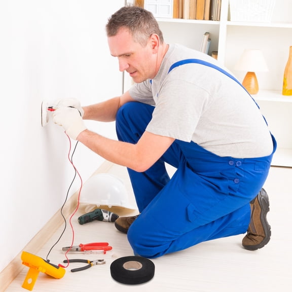 Niceauty Black Electrical Tape Roll Industrial High Temperature Insulation for Circuit Repair