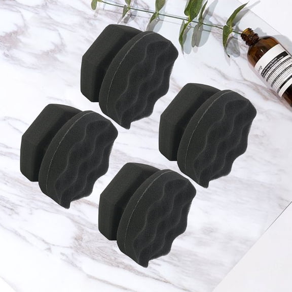 Niceauty High Density Car Wax Sponge Set 2pcs No Crumbs Handy Cleaning Tool for Interior