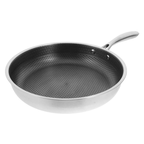 Niceauty Honeycomb Nonstick Frying Pan Stainless Steel Cooking Seafood 1Set