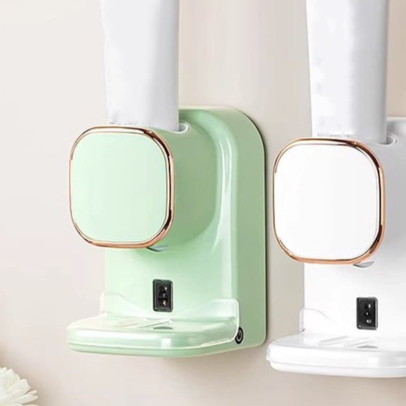 Niceauty Bathroom Toothpaste Dispenser Automatic Electric Toothpaste Dispenser Green Plastic 1Set