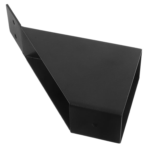 Niceauty 45 Degree Angle Pergola Bracket Black Metal for Wooden Post Outdoor Frame