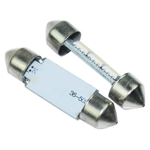 Niceauty 5Pcs Car Festoon Lamp White LED Durable Low Power Interior Light