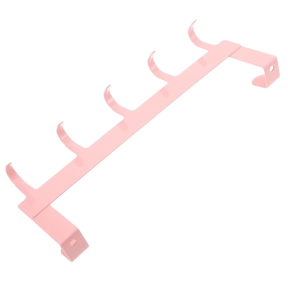 Niceauty Pink Seamless Back Door Hooks Iron Art Clothes Hooks for Kitchen and Bedroom