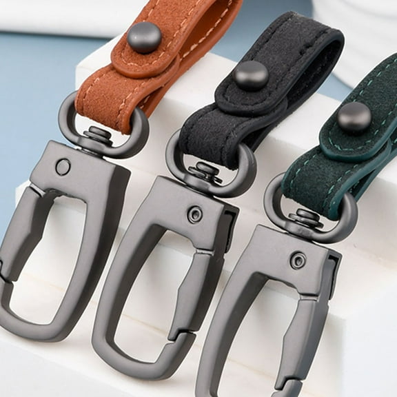 Niceauty Heavy Duty Black Keychain Clip for Belt with Practical Key Holder Suitable for Waist Belts and Backpacks