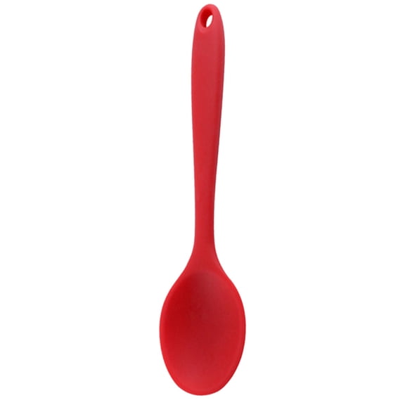 Niceauty Kitchen Silicone Cooking Spoon Red for Stirring and Baking Use