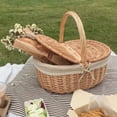 thumbnail image 1 of Niceauty Decorative Light Brown Woven Basket for Storage and Picnic Fruit Organizer, 1 of 5