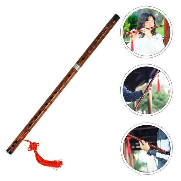 Niceauty Woodwind Instruments Bamboo Flute Light Brown Easy Intonation Music Learning 1 Set