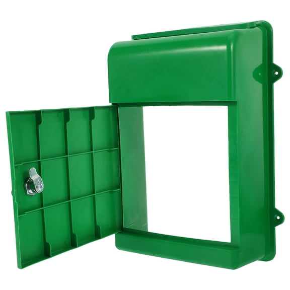 Niceauty Outdoor Lockable Key Drop Box with Wall Mount for Letters and Documents
