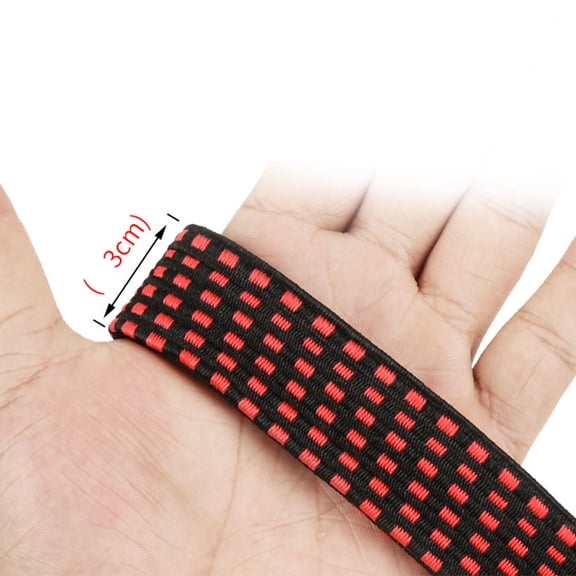 Niceauty Durable Red Lashing Strap for Luggage Convenient Elastic Travel Support