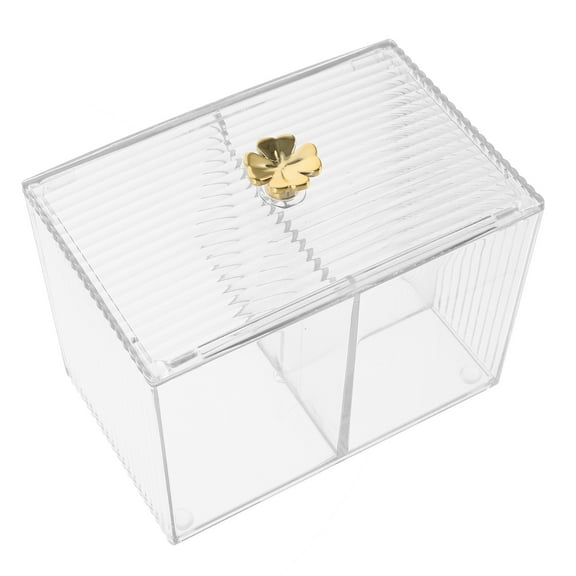 Niceauty Vanity Organizer Decorative Vanity Lidded Container 1Set