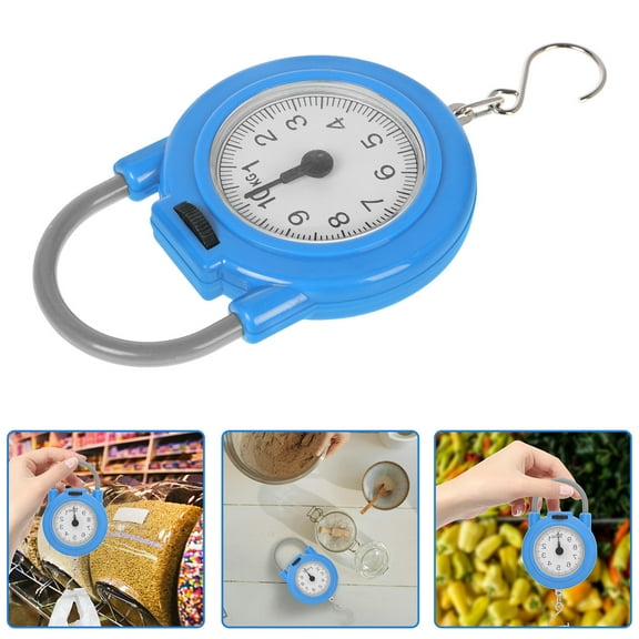 Niceauty Manual Luggage Scale Mini Scale With High Precision Blue For Travel 1Set