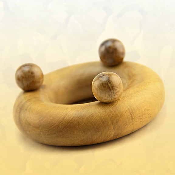 Niceauty Manual Massager Tool Wood 1Pack Relaxing Massager for Elderly Use at Home