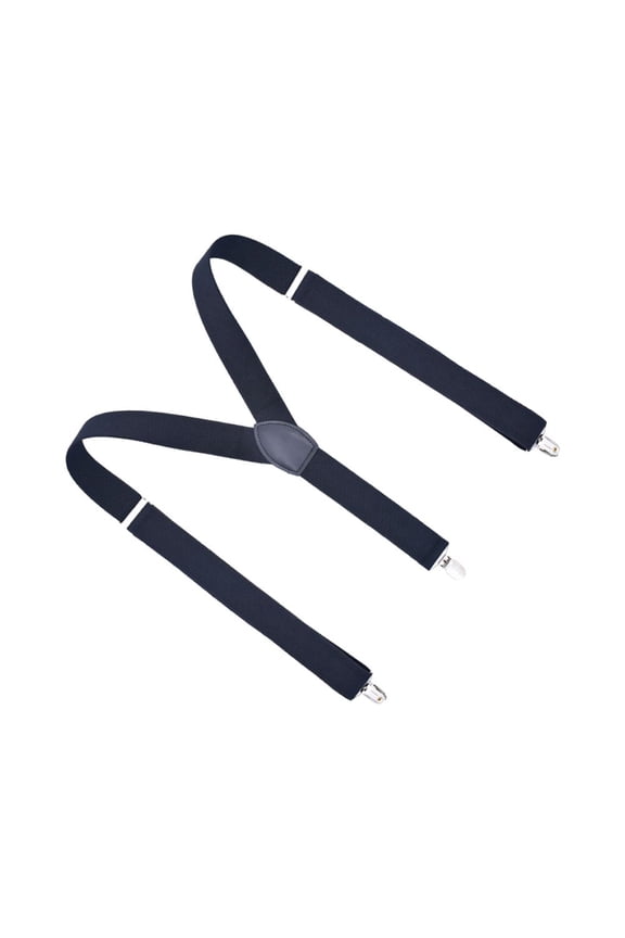 Fashionable Trouser Braces Women Suspenders Dark Blue 1 Set