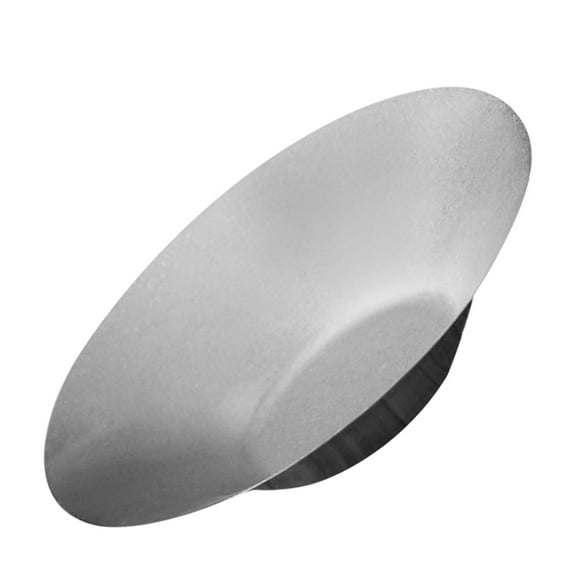 Niceauty Mixing Bowls Stainless Steel Round Food Plate for Various Dishes 1Set