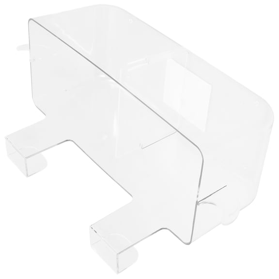 Niceauty Transparent Wall Mount Organizer Box with Pen Holder for Office Desktop